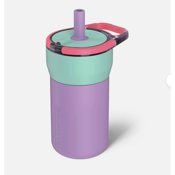 Limited Edition Brumate! Leap Stardust 12oz Kids Leakproof Tumbler Purple Pink - Picture 2 of 9